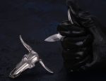 Bullhead Mini Knife for Self Defense and EDC Charm Keychain for Backpack - 图片 5