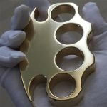 Brass Knuckle Duster with Refined Polish for Self-Defense EDC - 图片 6