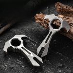 Titanium Knuckle Duster EDC MultiTool Finger Guard