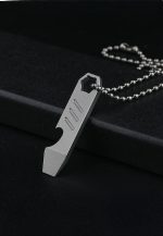 TC4 Titanium Pry Bar Mini Key Tag Outdoor Survival Multi Tool Bottle Opener - 图片 9