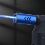 Compact Metal Gas Torch Lighter for Outdoor High-Temperature Flame - 图片 2