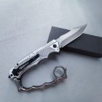 Knuckle Folding Knife for Outdoor Self Defense EDC Pocket Tool - 图片 3