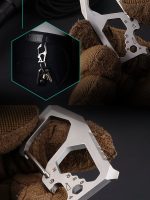 Stainless Steel Alpine Knuckle Duster Defender: Multi-Mount Safety Clip - 图片 5