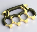 Brass Knuckle Duster with Four Finger Defense for Personal Safety - 图片 4
