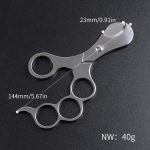 Silver Stainless Steel Cigar Cutter - 图片 2