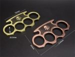 SkullBreach EDC Brass Knuckles Duster with Window Breaking Function for Safety - 图片 4