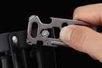 Titanium Multi Tool Keychain Carabiner Key Ring Holder Outdoor Gear - 图片 3