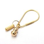 Creative Gourd Mini Knife Brass Keychain Cutter EDC Box Opener - 图片 14