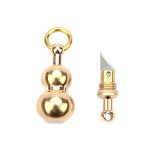 Creative Gourd Mini Knife Brass Keychain Cutter EDC Box Opener