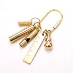 Creative Gourd Mini Knife Brass Keychain Cutter EDC Box Opener - 图片 5