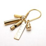 Creative Gourd Mini Knife Brass Keychain Cutter EDC Box Opener - 图片 6