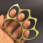 Solid Brass Assassins Knuckles Duster Self-Defense Tool - 图片 12