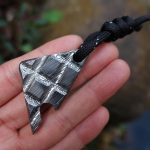 Alloy Steel Corkscrew with Damascus Pattern EDC Self Defender - 图片 2