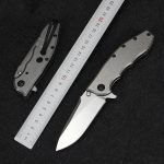 Outdoor Ready Titanium Alloy Folding Knife for Camping Adventures - 图片 3
