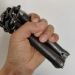 Handcrafted Tungsten Steel Meteor Chain Whip Baton - 图片 3