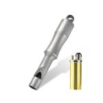 Titanium Waterproof Storage Bin Camping Emergency Multi-function Whistle - 图片 6