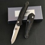 Liome Outdoor EDC Knife with Carbon Fiber Handle and Tactical Folding Blade - 图片 12