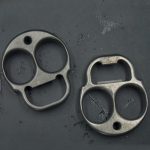 Laughing Alien Tech KJ Skull Double Hole Titanium EDC Survival Tool
