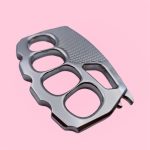 Zinc Alloy Four Finger Defense Knuckle Duster for Personal Safety - 图片 7