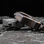 Minimalist Titanium Knuckle Duster Pendant for Single Finger Defense - 图片 3