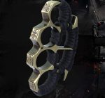 Reinforced Rope Brass Knuckle Duster Four Finger Defense Buckle Tool - 图片 18