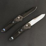 Liome Outdoor EDC Knife with Carbon Fiber Handle and Tactical Folding Blade - 图片 5