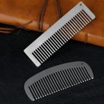 Titanium Anti Static Comb Portable Scalp Massage Hair Care Brush - 图片 3