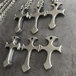 Men's Titanium Alloy Cross Finger Tiger Pendant Necklace for Tactical EDC - 图片 11