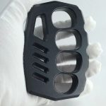 Solid Aluminum Knuckle Duster with Enlarged Finger Openings