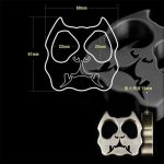 Elegant Dog Head Copper Knuckle Duster Self-Defense Stick - 图片 6