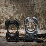 TC4 Titanium One Finger Self-Defense Knuckle Duster for Security - 图片 3
