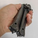 Handcrafted Tungsten Steel Meteor Chain Whip Baton - 图片 7