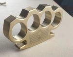 PrecisionGuard Durable Brass Knuckle Duster for Protection and Window Smashing