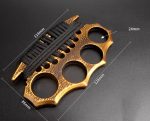 StreetGuard Four-Finger Brass Knuckles Duster and Window Breaker for Tactical Defense - 图片 10