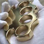 Brass Self-Defense EDC Knuckle Duster with Smooth Polished Surface - 图片 8