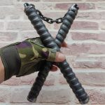 Threaded Hollow Defense Stick with Non-Slip Grip and High-Speed Steel - 图片 4
