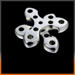 15mm Thick Triangular Brass Knuckle Self Defense EDC Tool with Stainless Steel - 图片 2