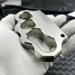 Solid Steel Knuckle Duster Durable EDC Protection Tool for Survival - 图片 2