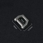 Horseshoe Titanium Key Lock Outdoor D Shape Buckle Keychain - 图片 4