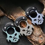 Essential Titanium Finger Grip EDC Knuckle Duster Keychain with MultiTool Functions
