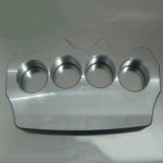 Solid Pure Steel Knuckle Duster for Tactical Self-Defense - 图片 3