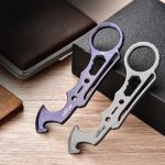Titanium Knuckle Duster Pioneer EDC MultiTool Card