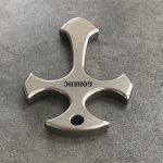 GODEDC Titanium Tactical Cross Knuckle Necklace Stylish Defense Gear - 图片 8