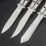 BM42 BM43 BM47 Sanding-finish Portable Balisong Knives - 图片 4