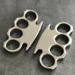 The King Classic Polished Steel Knuckle Duster for Self-Defense EDC