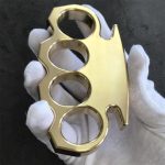 Brass Knuckle Duster Ultimate Self-Defense Tool for EDC