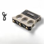 Self-Defense Knuckle Duster Flashlight with Emergency Glass Breaker - 图片 5