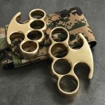 Timeless Style Stonewashed Brass Knuckle Duster