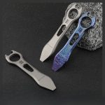 TC4 Titanium Knuckle Duster EDC MultiTool Bottle Opener Hex Wrench