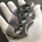 Solid Pure Steel Knuckle Duster for Tactical Self-Defense - 图片 6